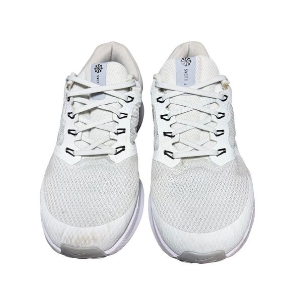 Nike light grey Men\'s White Running Shoes size 8.5 main image 4